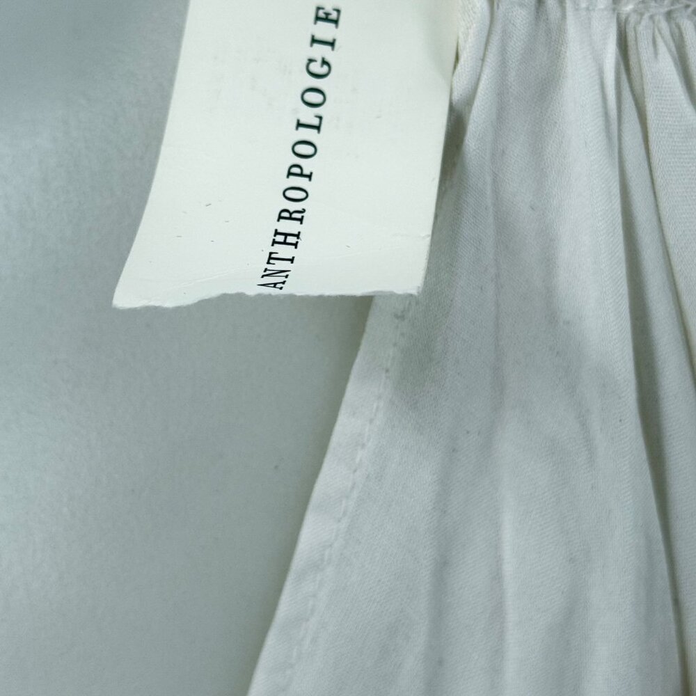 Letmebe Anthropologie XS Halter Maxi Dress Brown & White Colorblock Viscose - Picture 8 of 13